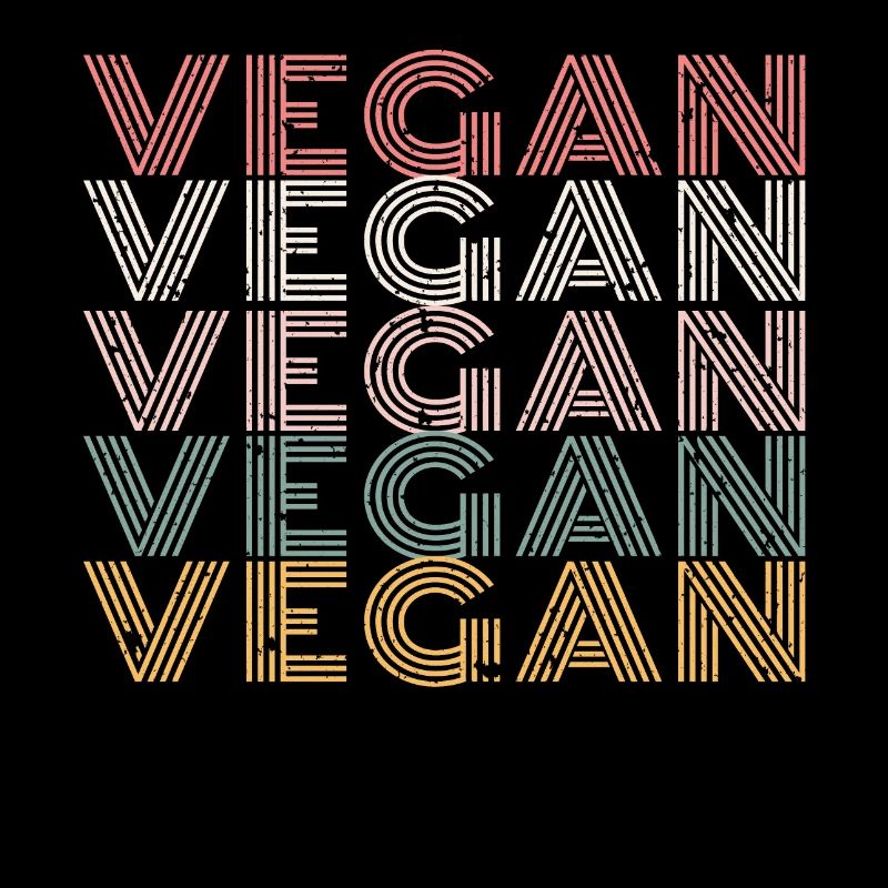 Vegan Grid Gradient Pattern