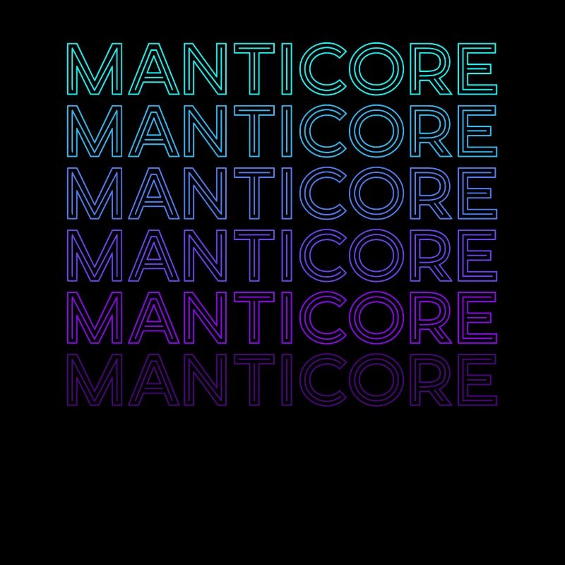 Mantikor Folklore persan Grec Rétro