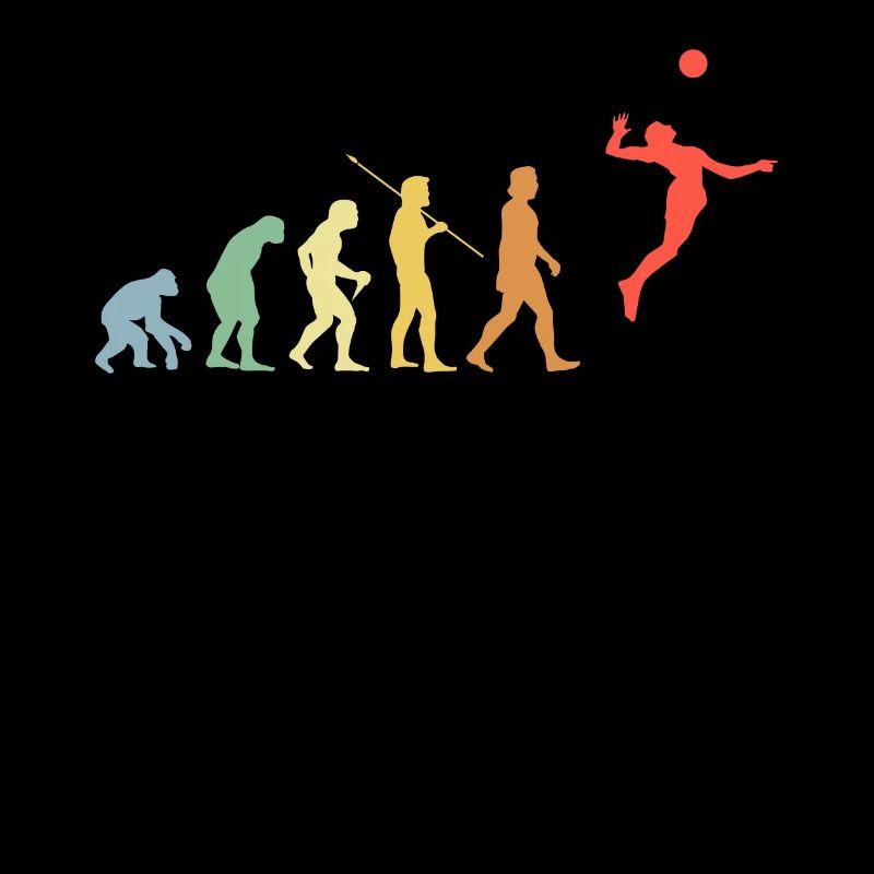 Volleyball Evolution Retro Beachvolleyball