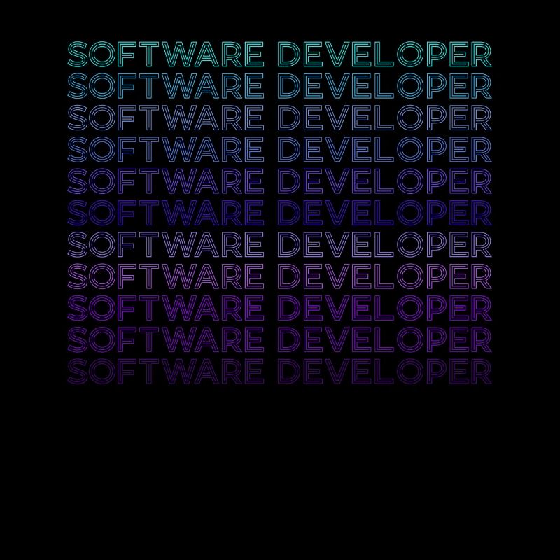 Softwareentwickler Computerprogrammierer Retro