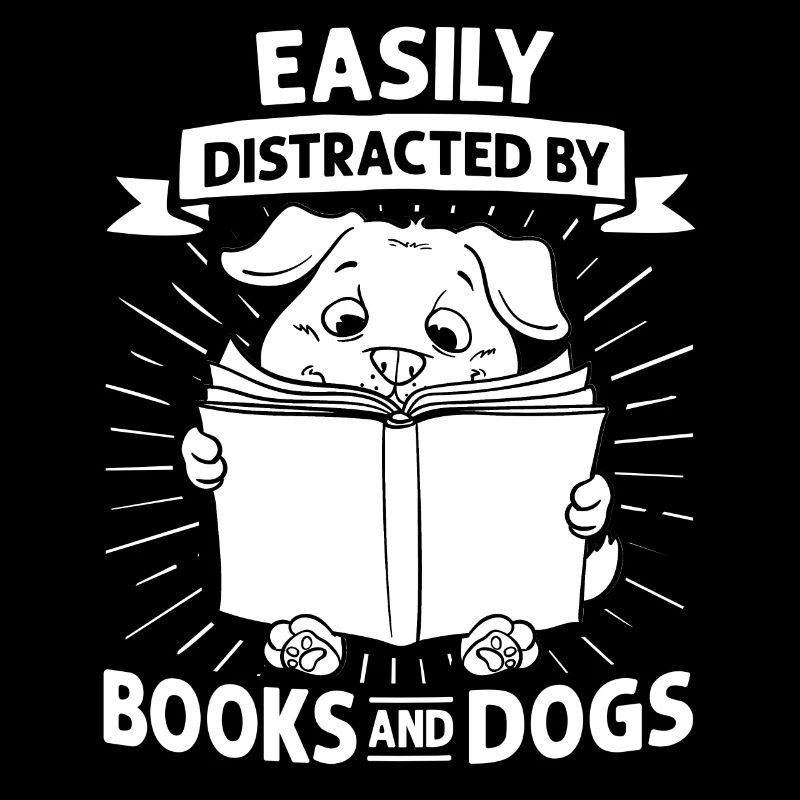 Buch Hund Lesender Bücherwurm Bibliothekar Leser