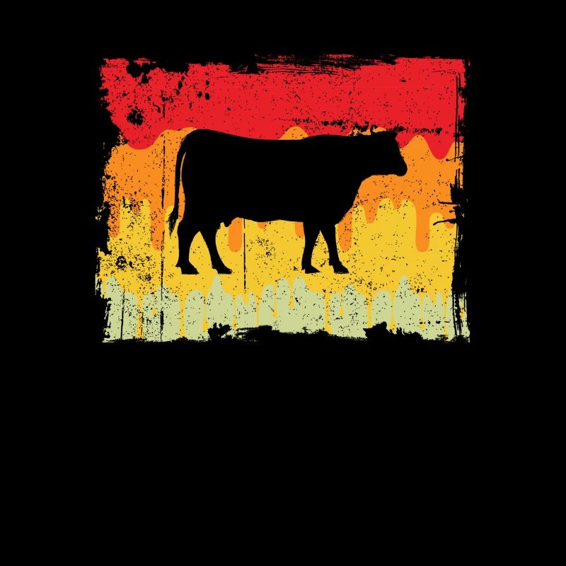 Kuh Rind Retro
