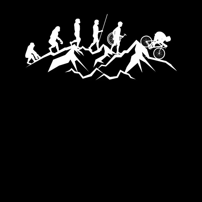 Vintage BIker Mountain Biking Evolution