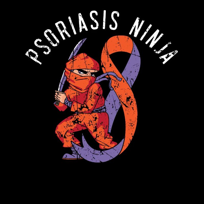 Psoriasis Ninja Hautkrankheit Psoriasis Bewusstsein