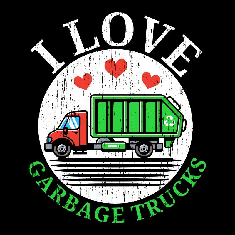 I Love Garbage Trucks Garbage Collection Recycling