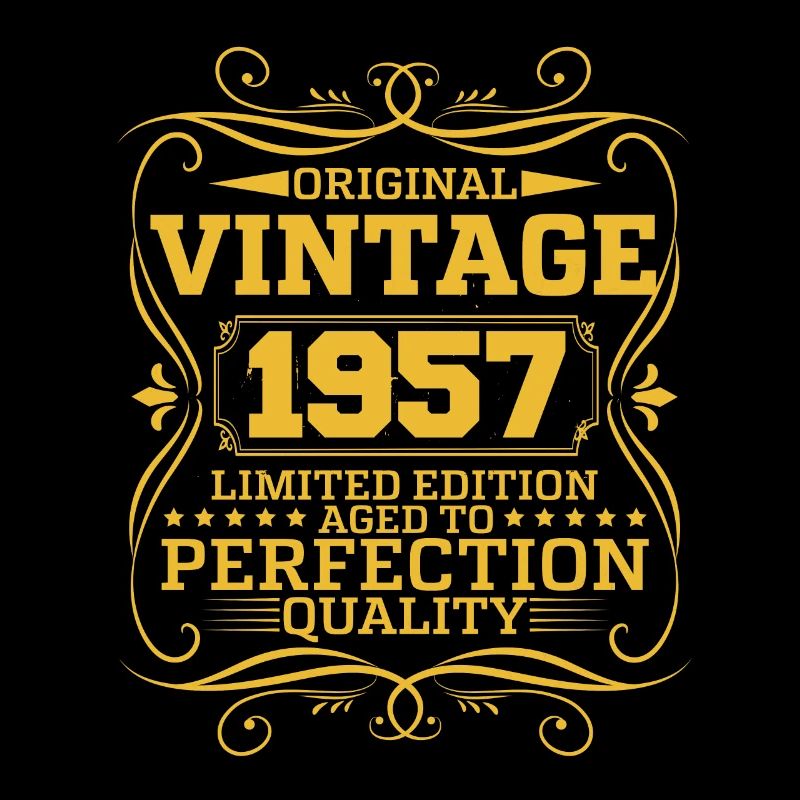 Vintage 1957 Édition Limitée Originale
