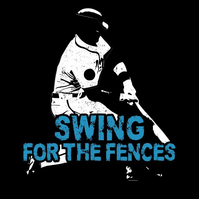 Baseball Fan Vintage Batter Swing