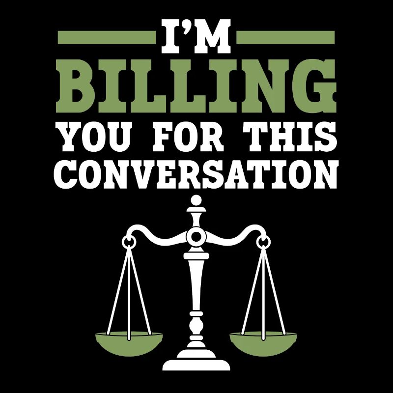 Je vous facture pour cet avocat de conversation