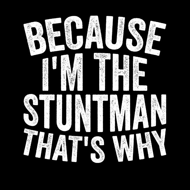 Because I'm a stuntman