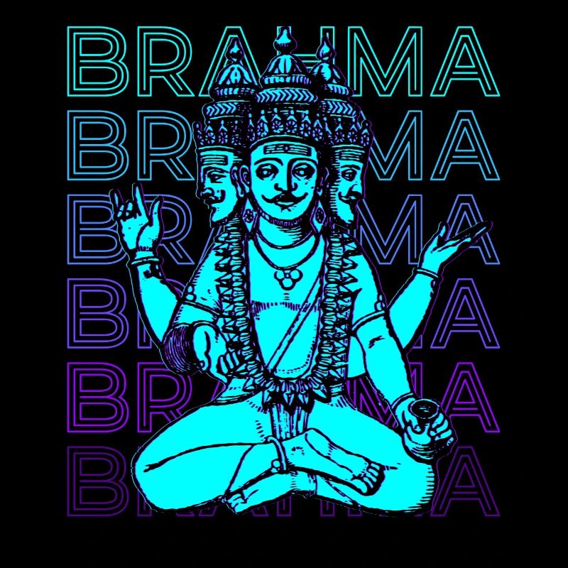 Brahma Ancient God Hindu Mythology Gift