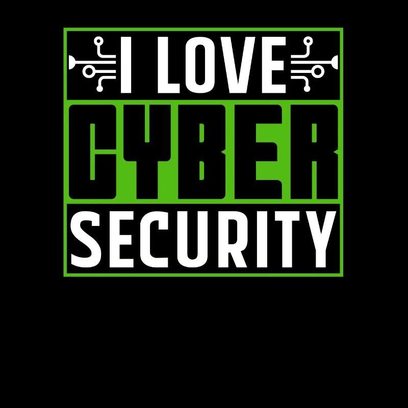 Ich Liebe Cybersecurity Hack IT Sicherheit Hacker
