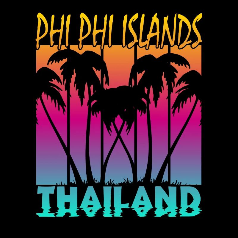 Vintage Phi Phi Islands Thailand