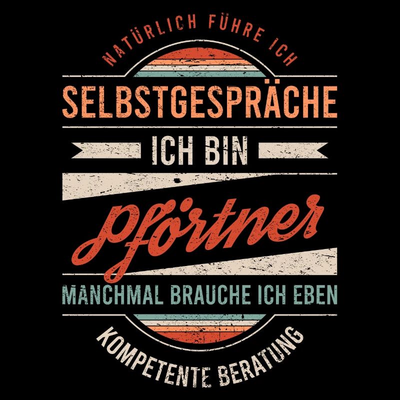Pförtner Arbeitskollege Kollege Geschenk Retro