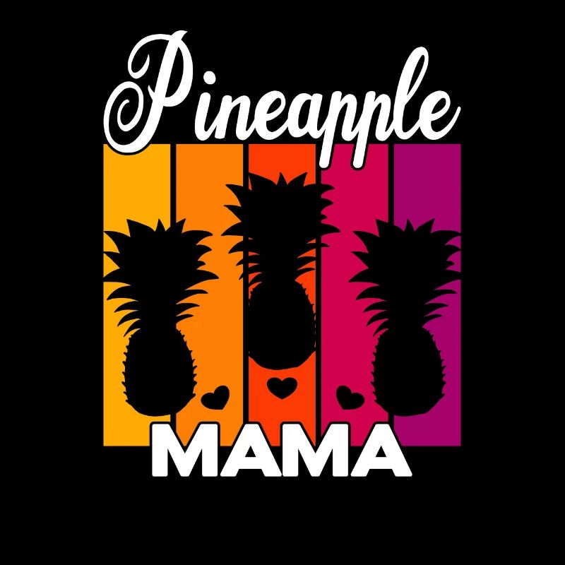 Vintage Pineapple Mama Sunset