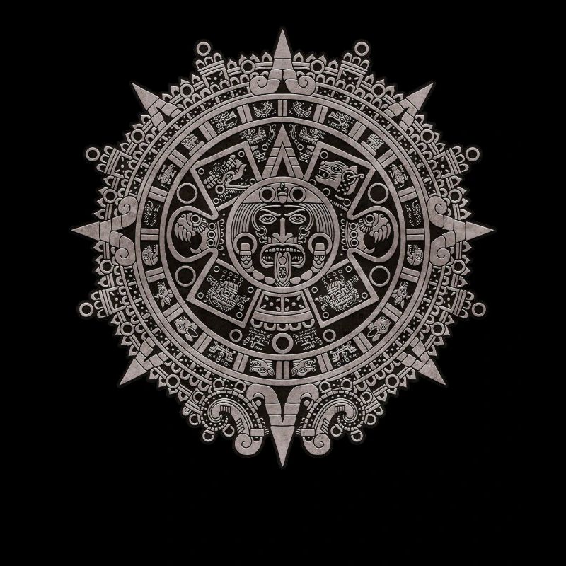 Calendrier solaire aztèque Pierre de soleil aztèque