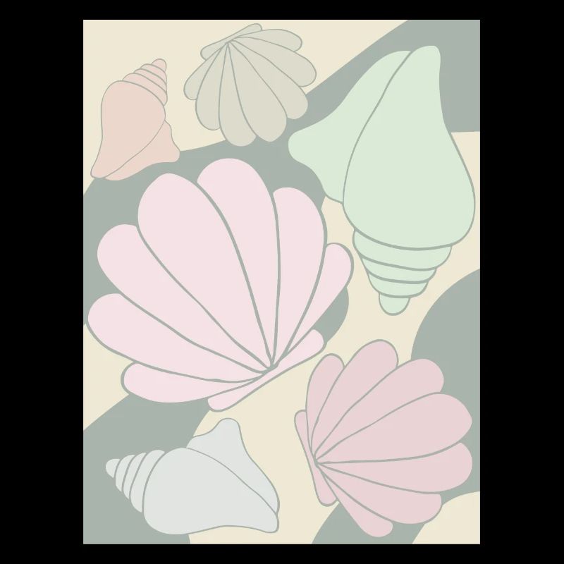 Danish Pastel Aesthetic Shell