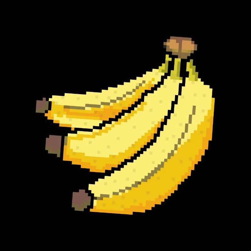 Retro Pixel Banane