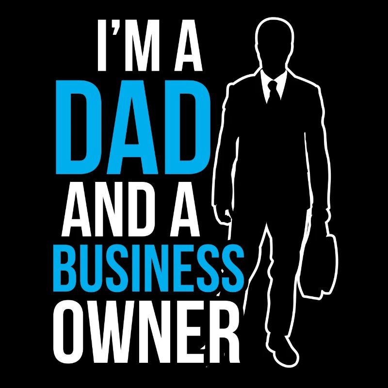 Ich Bin Ein Vater Und Ein Geschäftsinhaber CEO