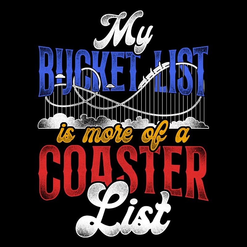 Roller Coaster Bucket List Vintage