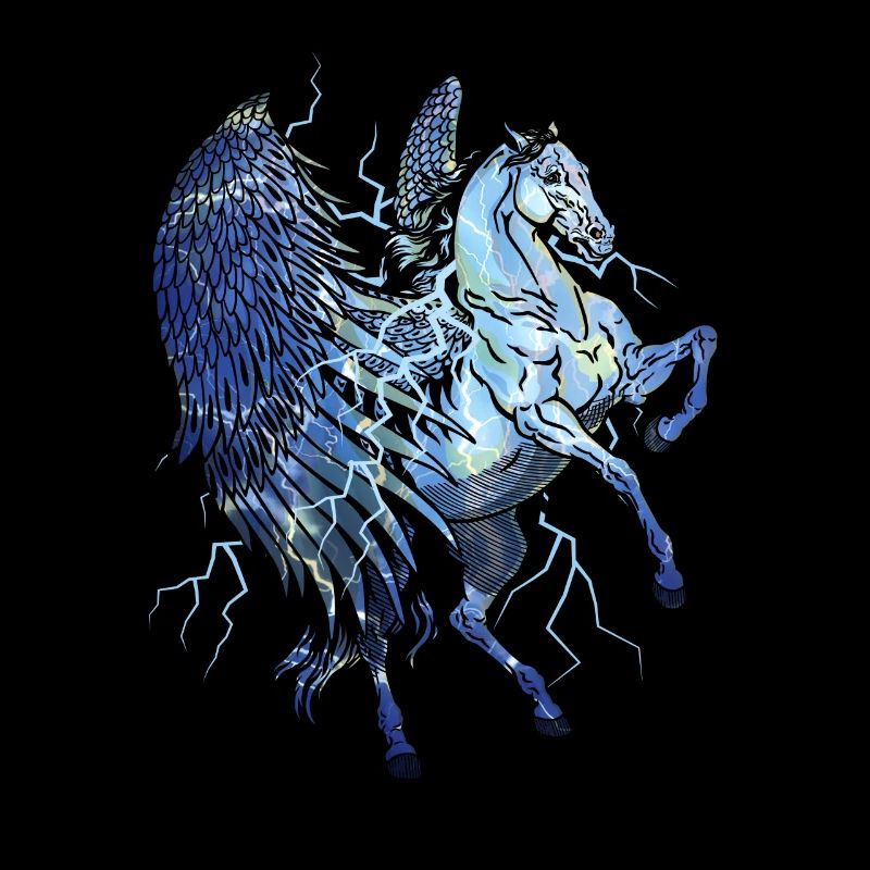 Pegasus Lightning Licorne Enfants Cheval