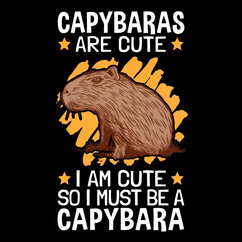Ich bin ein Capybara Wasserschwein