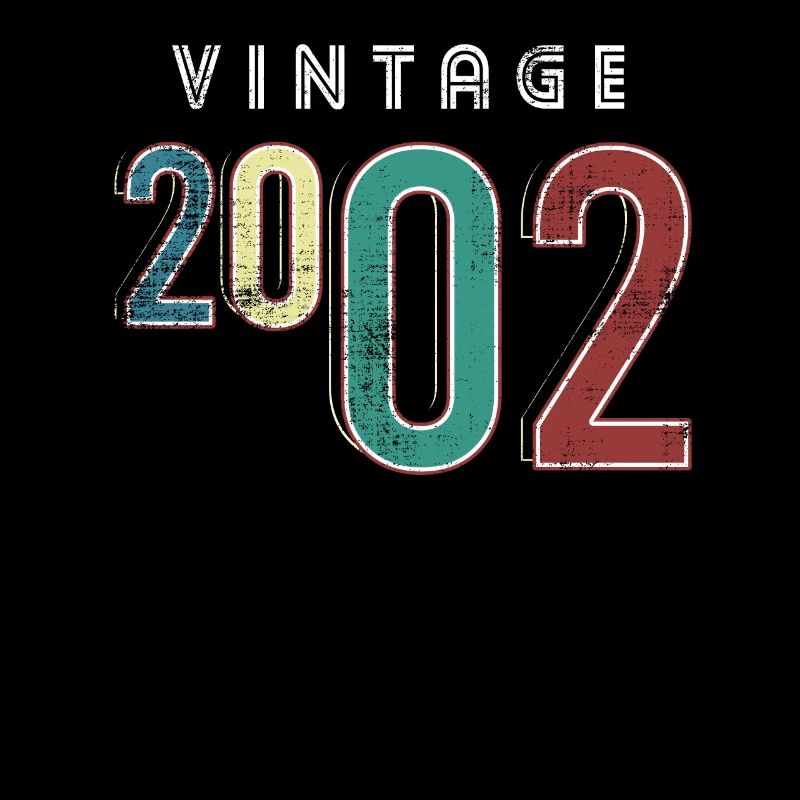 Millésime 2002 Anniversaire Année de naissance 2002