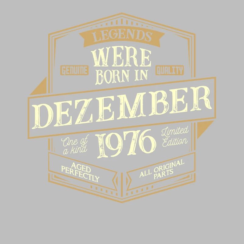 Dezember 1976 Geburtstag Mann