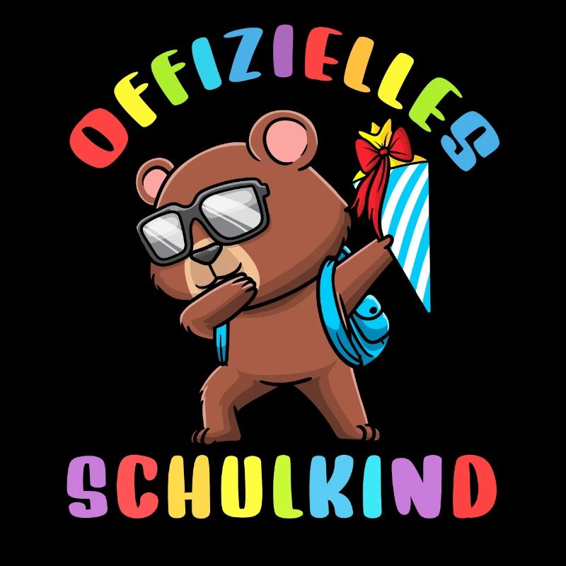 Schulkind Einschulung Bär