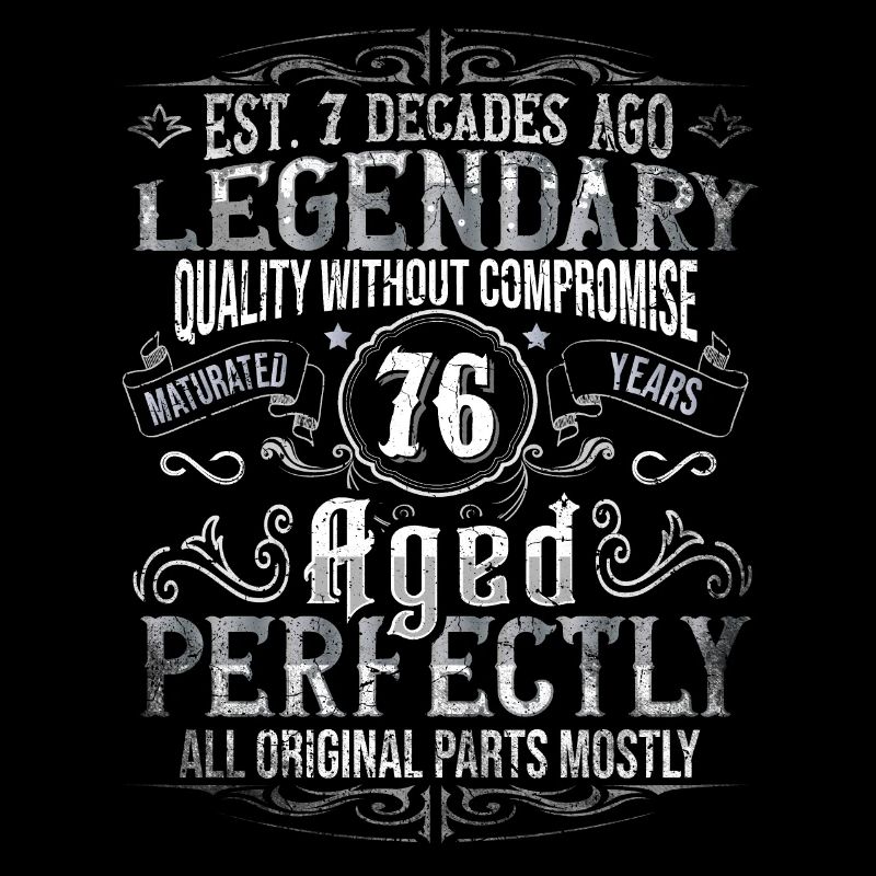 Legendary 76 years old gift for his 76th birthday