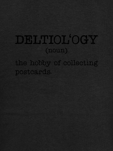 Deltiologi-definition Deltiolog-postkort