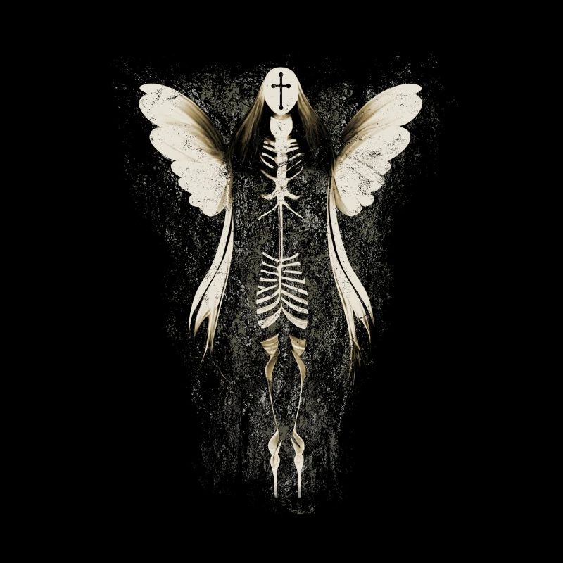 Fairycore skeleton butterfly creepy grunge gothic