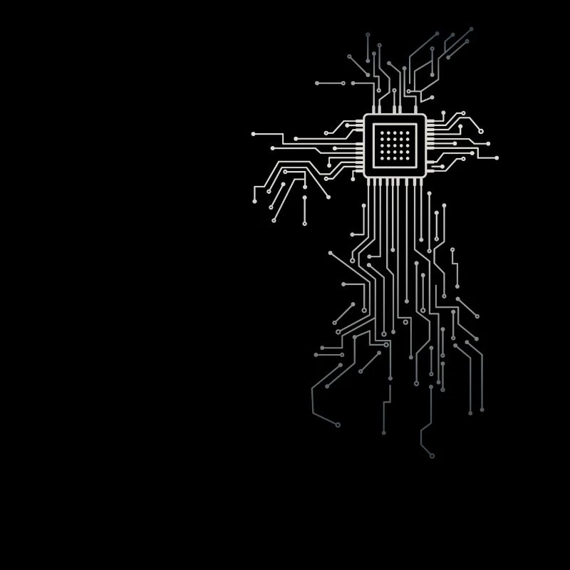 PCB Platinen Layout CPU Herz Computer Admin Nerd