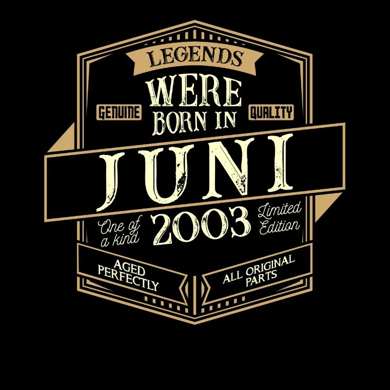 Juni 2003 Geburtstag Mann