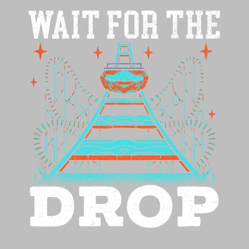 Warten Sie auf die Drop-Achterbahn-Achterbahn