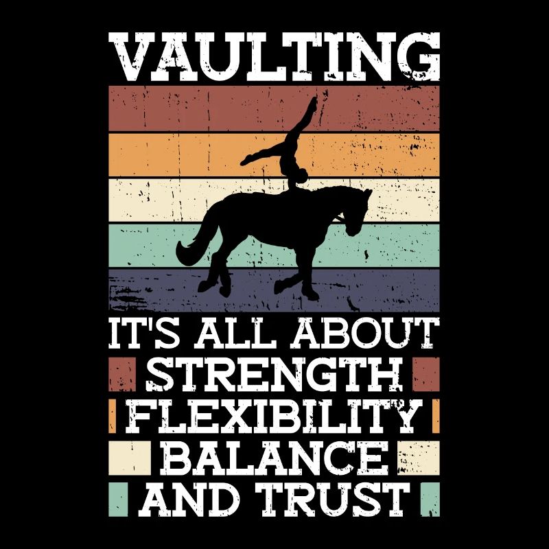 Voltigieren Pferd Reiterin Voltigierer