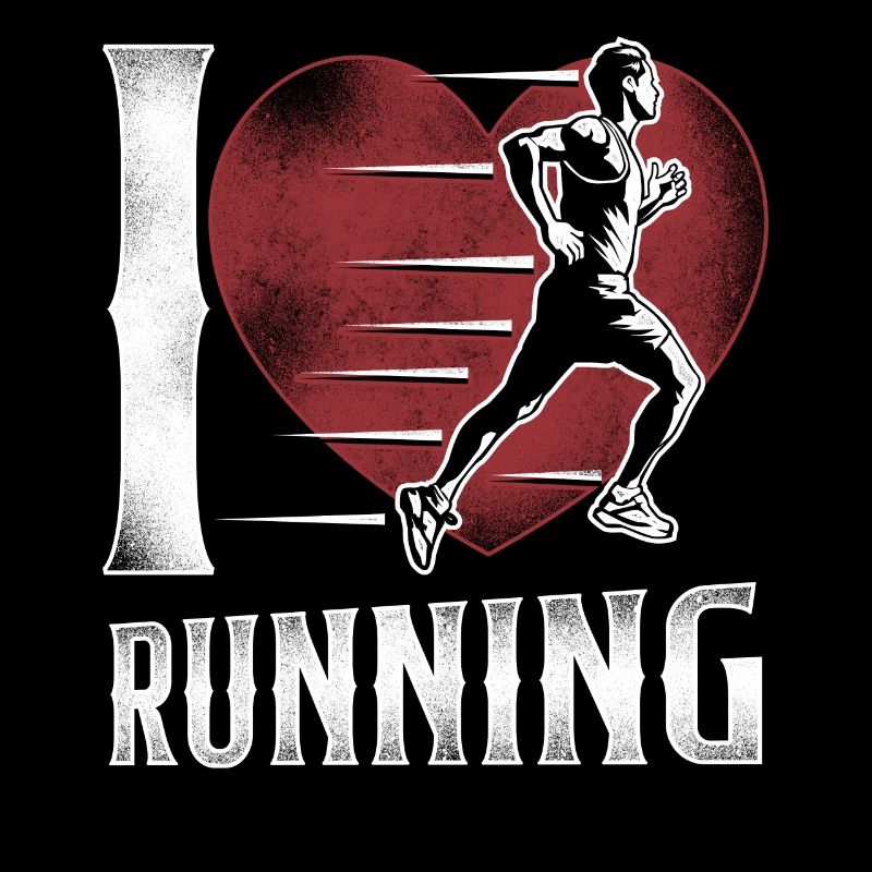 Running Runner Half Marathon Heart