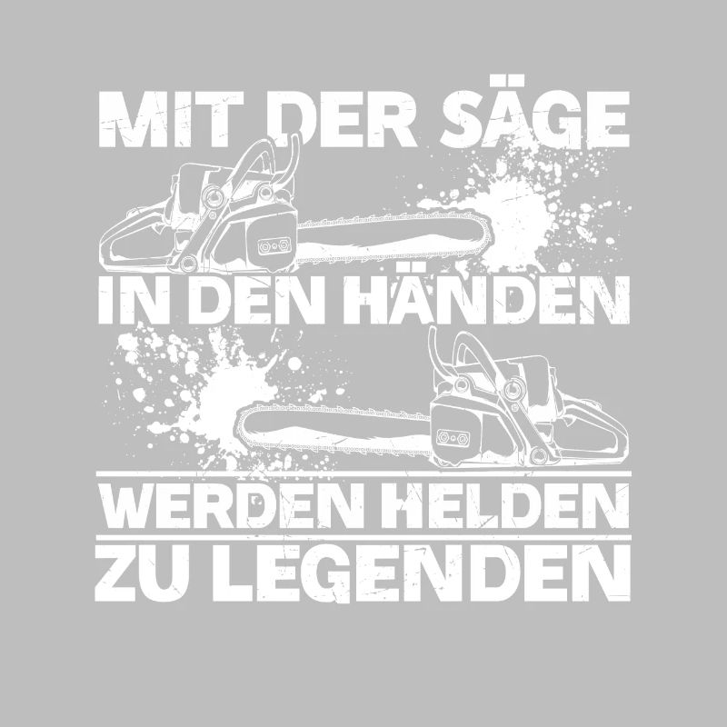 Mit der Säge in den Händen Werden Helden zu Legend