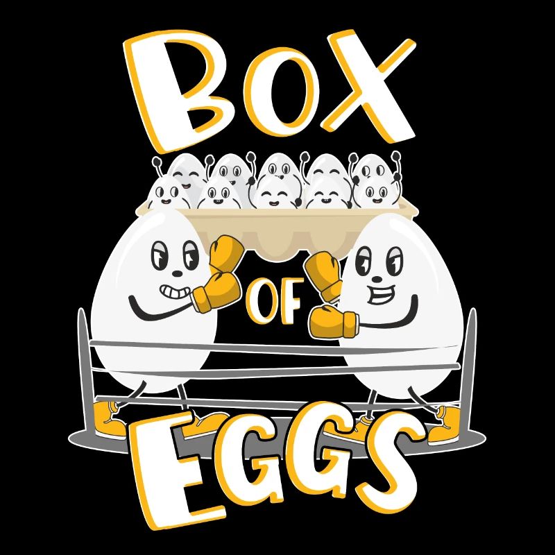 Funny Box Of Eggs - Cool Eggs Farmer Gift Idea