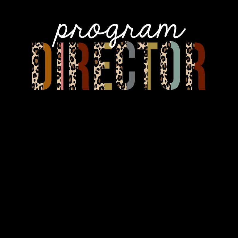 Program Director Leopard Print Funny Gift
