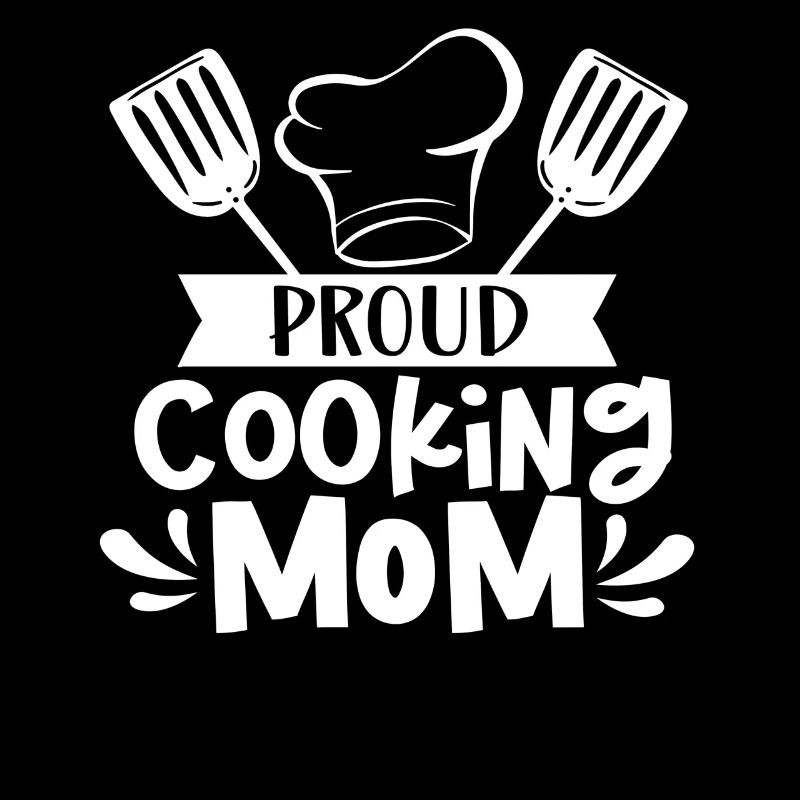 Stolze Kochende Mutter Köchin Koch Kochen Mama
