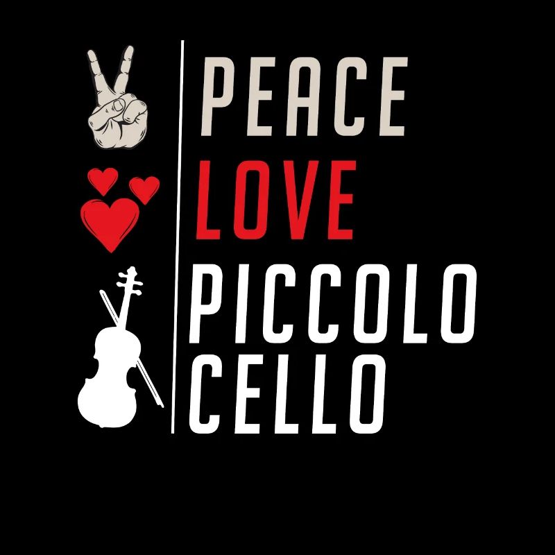 Joueurs d’instruments de musique de violoncelle Piccolo