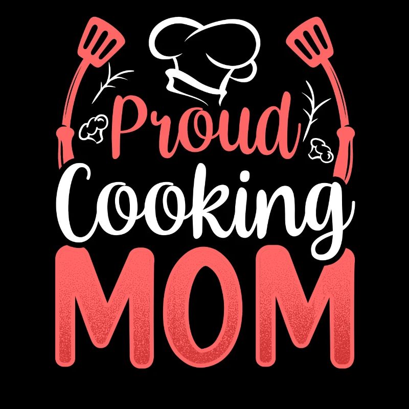 Stolze Kochende Mutter Mama Koch Kochen Köchin