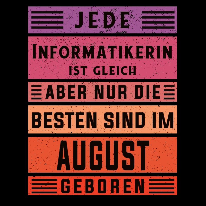 Programmierer Geburtstag August geboren
