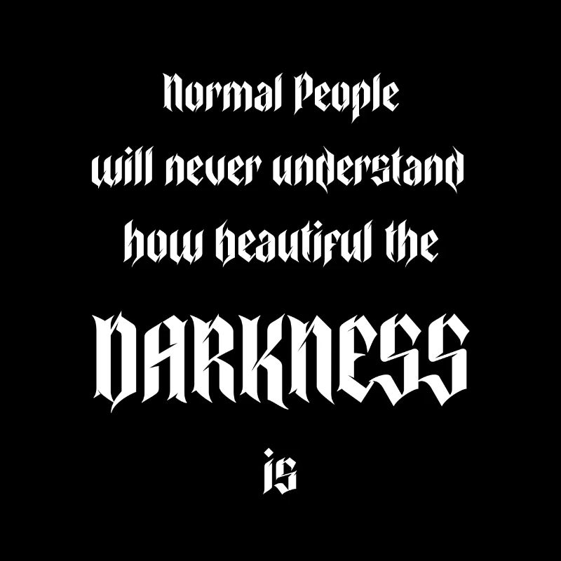 Gothic Lover Normal People Never Become