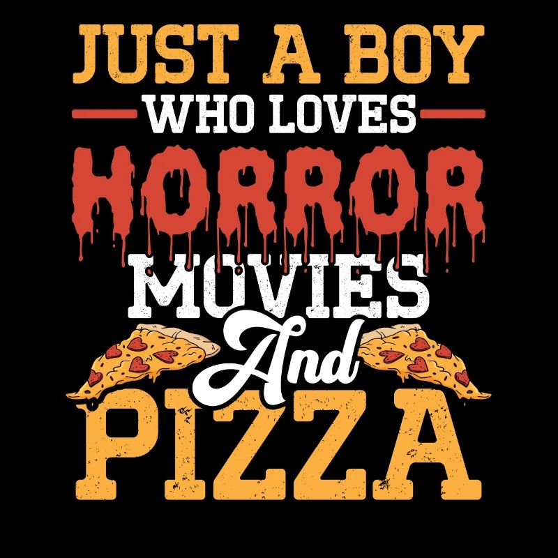 Nur Ein Junge, Der Horrorfilme Und Pizza Liebt