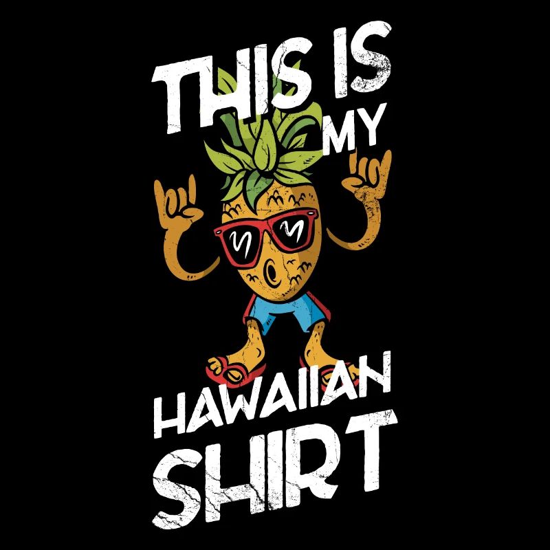 Ceci est mon design de chemise hawaïenne pour