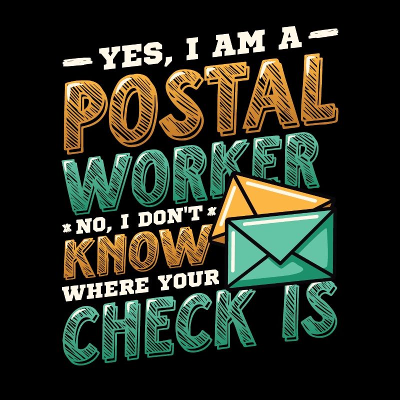 Funny postal workers post office