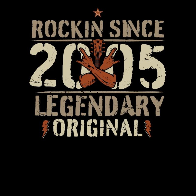 2005 17 Jahre Rock and Roll Geburtstag Geschenk