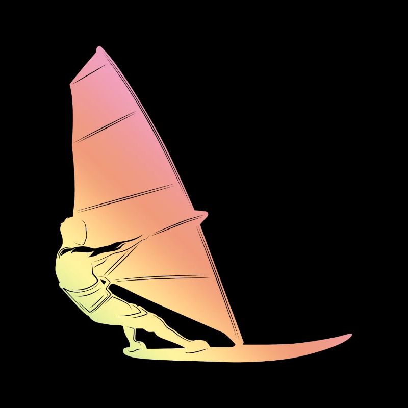 Windsurfen Silhouette