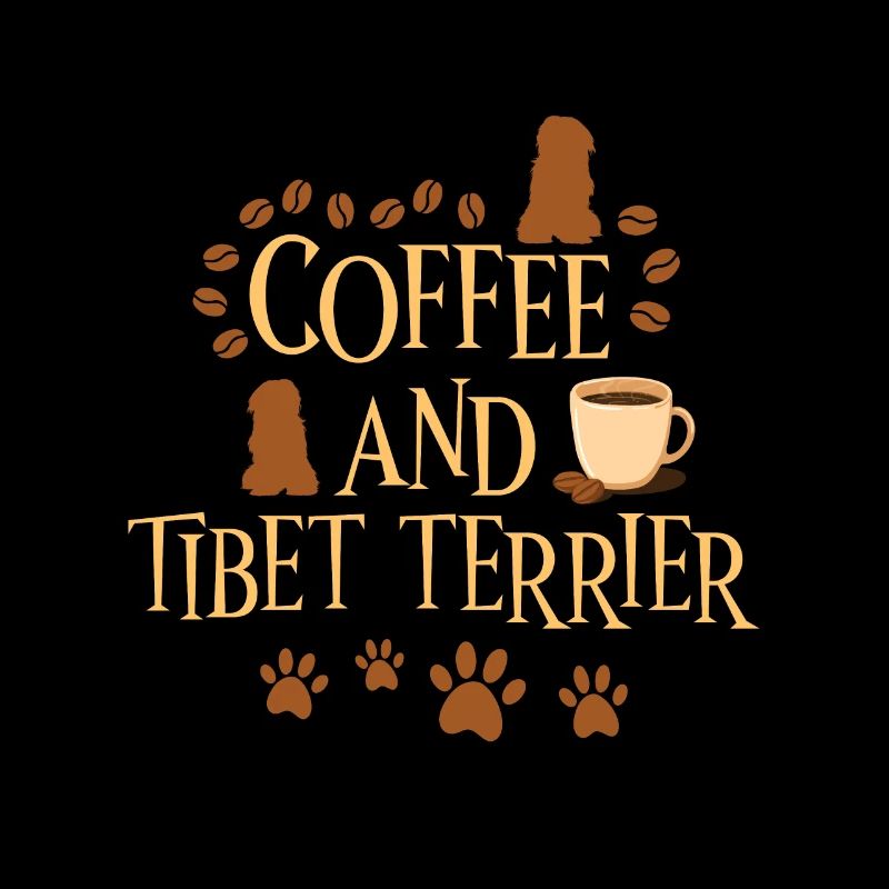 Kaffee und Tibet Terrier